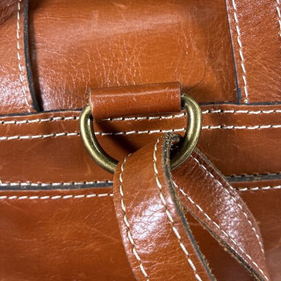 PATRICIA NASH Medium Leather Backpack Vintage Benefits Charity - Picture 12 of 16